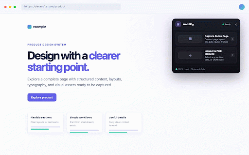 Web2Fig :: Capture webpages or individual elements and paste them into Figma.