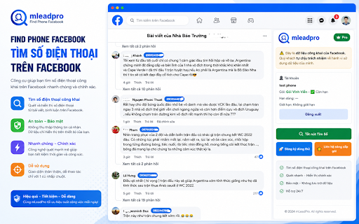 Find Phone Facebook - MleadPro :: Find Phone Facebook - MleadPro: find phone numbers from Facebook profiles, comments and UID data.