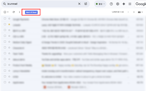 Gmail Mark All Read :: Mark all unread emails in Gmail as read with one click