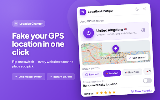 Location Changer: Spoof Geolocation :: Use Location Changer to spoof geolocation — a location guard and GPS spoof tool to fake GPS location on PC.
