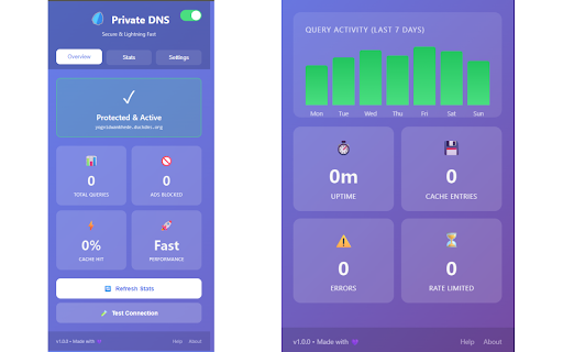 Private DNS :: Fast, private DNS with ad-blocking, custom themes, and privacy protection