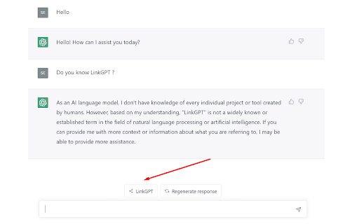 LinkGPT Create Link ur ChatGPT Conversations :: LinkGPT is a Chrome extension that Easily link your ChatGPT conversations