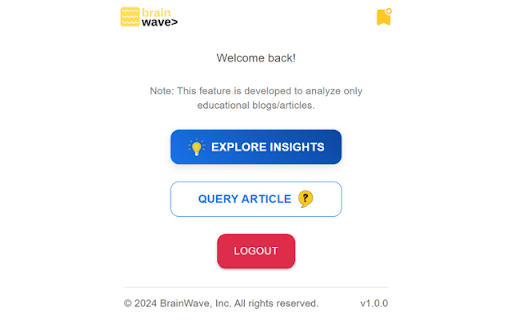 BrainWave Chrome Extension :: BrainWave is a friendly and AI integrated Chrome extension designed to make your online reading smarter and easier. Whether you are…