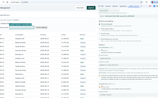 ISG WalkMe jQuery Selector Assistant :: ISG’s tool to build the right WalkMe jQuery selector from any element, with live match counts and the reasoning behind each pick.