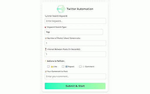 Twitter Automation by Erience (Beta) :: Twitter Automation is an automation tool designed to enhance Twitter engagement by automating tweets, likes, comments, etc.