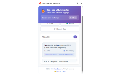 YouTube URL Extractor :: Extracts URLs from YouTube Search Results