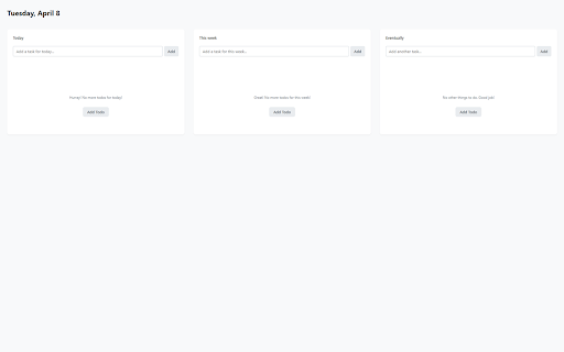 Sync Simple Todo List :: A simple todo list on the new tab page that syncs across your logged in devices.
