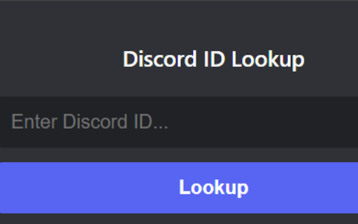 Discord ID Lookup :: Lookup information about a Discord user by ID.