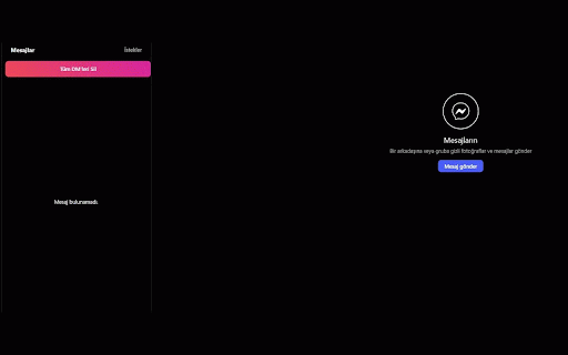 Instagram DM Cleaner :: Instagram web arayüzünde DM (Direct Message) sohbetlerinizi toplu olarak silmenizi sağlar.