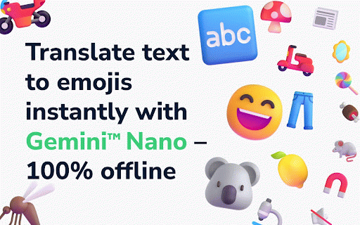 EmojifyAI :: Transform text into emojis with EmojifyAI! Translate, replace, or enhance text offline using buit-in AI.