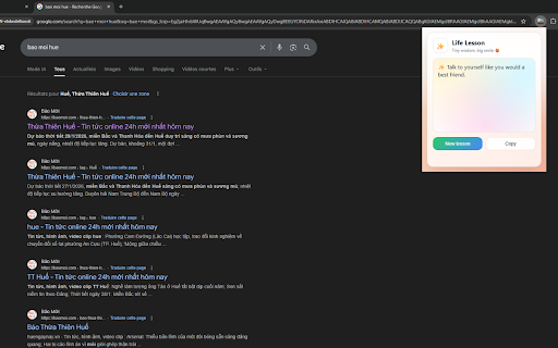 Happy Life Lessons :: Shows short, cheerful life lessons in a fun popup.