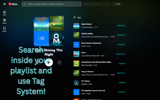 YT Music Playlist Enhancer :: Tag, search, and manage your YouTube Music playlists easily. Find duplicates and export your data.