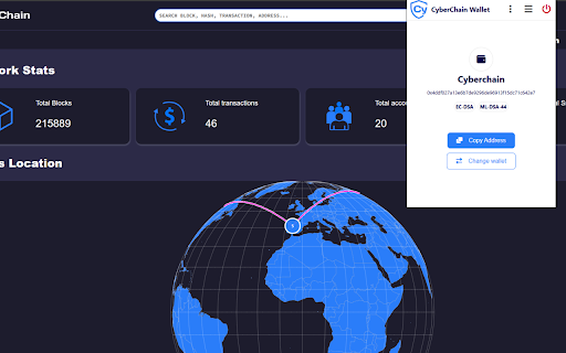 CyberChain Wallet :: A secure wallet for CyberChain blockchain