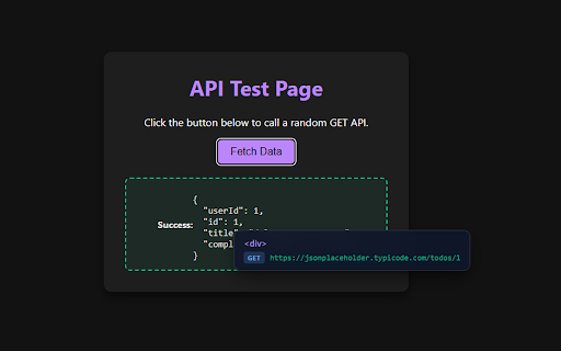 API Inspector :: Inspect frontend components to see their connected APIs or get a funny message.