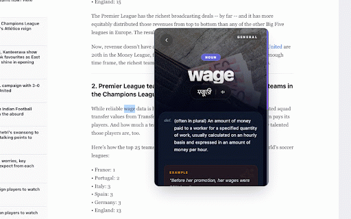 Lingro: Translate, Save & Learn :: Instant context-aware translator. Save vocabulary with images and examples to master languages while browsing.