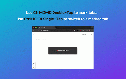 Tab Marker :: Use shortcuts to mark tabs & quickly switch between marked tabs !