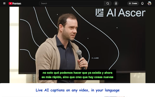 Overline :: Real-time AI captions and translation overlaid on browser videos.