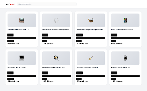 Discount Debunker — Redact Fake Sale Prices :: Blacks out fake strikethrough prices and bogus savings claims on shopping sites. Hover to reveal. No data collection.