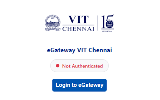 eGateway VIT Chennai Library :: Automatically redirects academic and journal domains to eGateway VIT Chennai.