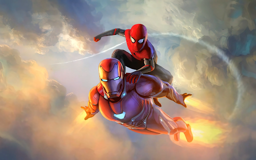 Spider Man and Iron Man HD Live Wallpaper :: Transform your new tab with stunning HD live wallpapers featuring Spider Man and Iron Man. Thrilling visuals for every fan!