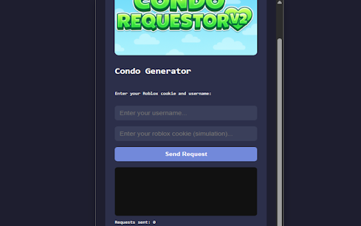 Roblox Condo Generator :: With pseudo and whitelist panel