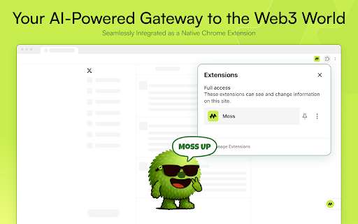 Moss :: Moss, Catch the Alpha 💚
Moss is an AI-powered alpha and trading aggregator that helps users filter noise, capture early Alpha,…