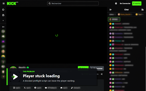 Kick Player Loading Fix :: Prevents failed ad preflight scripts from delaying the Kick video player.