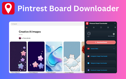 Pinterest Board Downloader :: Pinterest Board Downloader - Save entire Pinterest boards, download all pins, photos, and images in one click