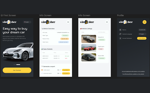 VinBee – Copart IAA VIN Lookup Tool with Auction Data, Lot History, Reports :: Decode VINs with VinBee to get car history, specs and AutoAuction insights for smarter auto purchases in the US and Canada.