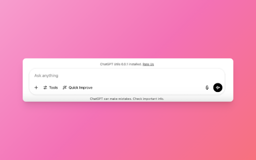 ChatGPT Utils :: Enhance your ChatGPT experience with useful utilities