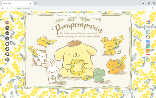 Cute Yellow Pompompurin Live Wallpaper :: Brighten your new tab with adorable Pompompurin live HD wallpapers, bringing joy and cuteness to your browsing experience!