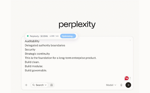Token Wise :: Live token-cost estimates and one-click prompt rewrites for ChatGPT, Claude, Perplexity, Gemini, and Grok. Zero setup.