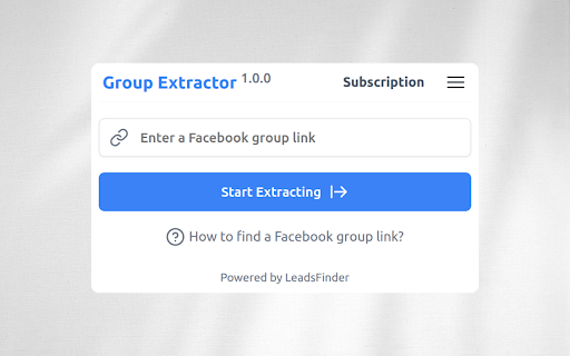 Group Extractor for Facebook™ :: Extract Facebook™ group members to CSV with one click.