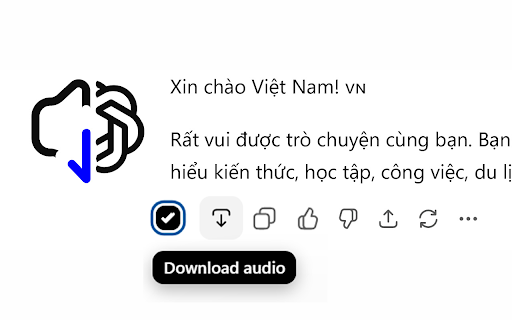 ChatGPT Audio Downloader :: Download audio from ChatGPT with flexible voice switching and bulk download support.