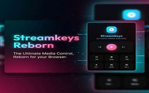 Streamkeys Reborn :: Global hotkeys for online media players. Control your media playback from anywhere.