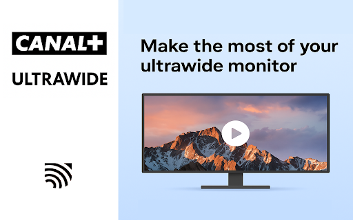 CANAL+ UltraWide: custom fullscreen ratios :: Go fullscreen on your ultrawide monitor. Fit the video to 21:9, 32:9, or custom ratio. Supports CANAL+ platform.