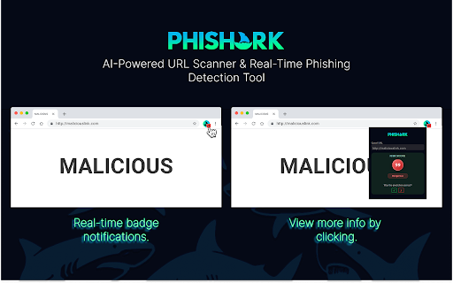 PhiShark - AI-Powered URL Scanner & Real-Time Phishing Detection Tool :: AI-powered real-time phishing detection and URL scanner.
