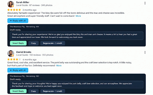 RepFlow — AI Review Reply Assistant :: Generate on-brand, professional Google Maps review replies in 1-click. You stay in full control before publishing.