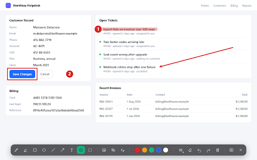 ToolBreezy.com - Screen Annotation Tool, Draw, Redact & Blur Image Online :: Draw, highlight and blur anything on a page before you record it. Set it once and it is still there on the next take.