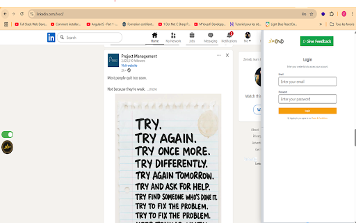 XP-ONE Extension V 0.1 :: Automate LinkedIn post engagement extraction with precision.
This Chrome extension is designed for growth marketers, sales teams,…