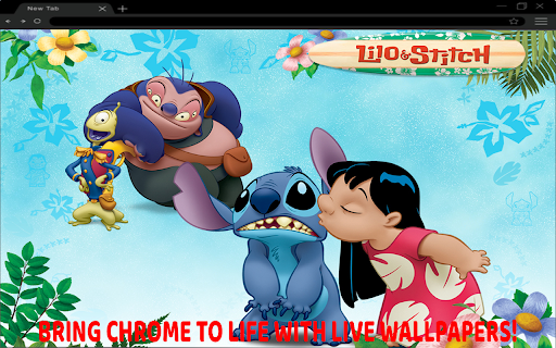 Lilo & Stitch Live Wallpaper :: 🌺 Cute chaos and tropical vibes—Lilo & Stitch bring fun and warmth to your screen! 🌊💙
