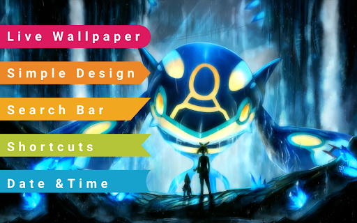 May And Kyogre Pokemon Live Wallpaper :: Dive into an unforgettable Pokémon adventure with the May and Kyogre Pokémon Live Wallpaper.