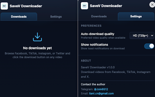 SaveV :: SaveV - Free Video Downloader for Facebook, TikTok, Instagram & Twitter. Download videos in HD quality directly.