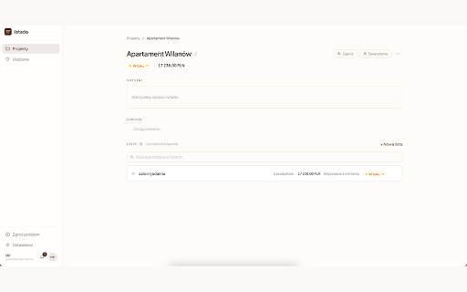 Listado Clipper :: Jednym kliknięciem zapisuj produkty z dowolnego sklepu do list w Listado.
