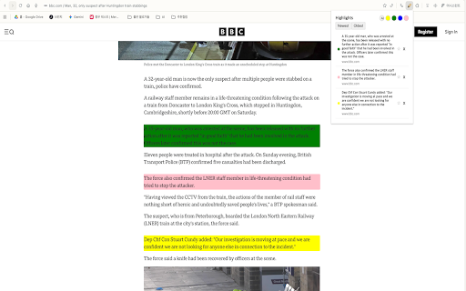 Quick Highlighter :: Instantly highlight and manage text on web pages.