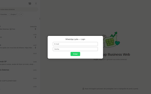 WhatsApp Lydia Pro :: Solução avançada para captura e gestão de mensagens do WhatsApp Web integrado a CRM