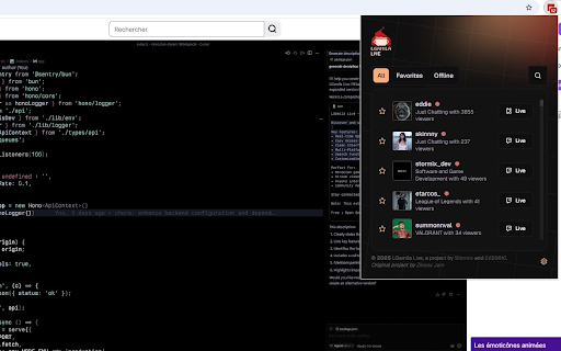 LGamila Live :: This extension shows you a real-time list of all Moroccan Twitch and Kick streamers who are currently live.