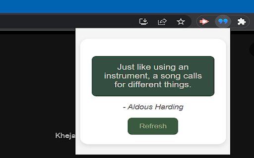 Quote of the Day :: Displays a new quote every day like a god