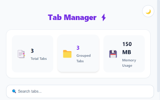 Tab Manager :: Organize, group, and manage your browser tabs like a pro.