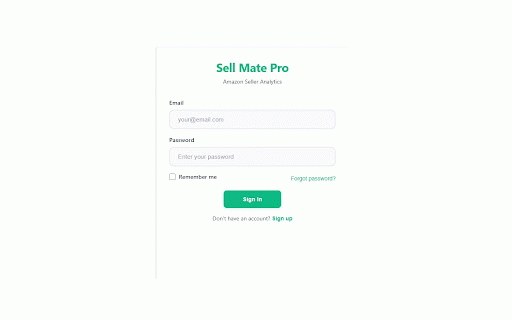 SELLMATEPRO-SELLER :: Auto-scrape Amazon Seller Central data every 15 minutes